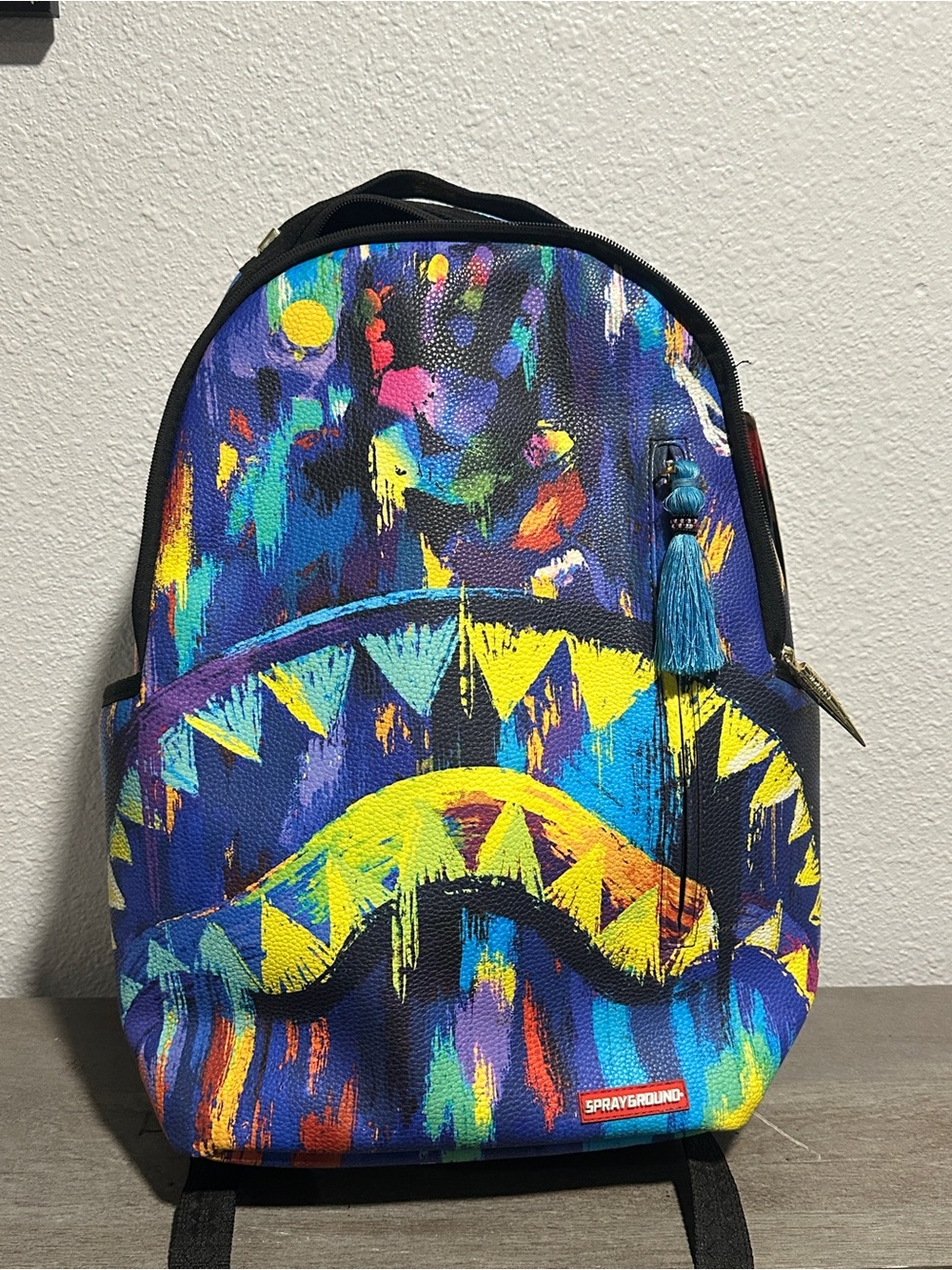 Sprayground AI African Intelligence Sandflower Shark Backpack NWT